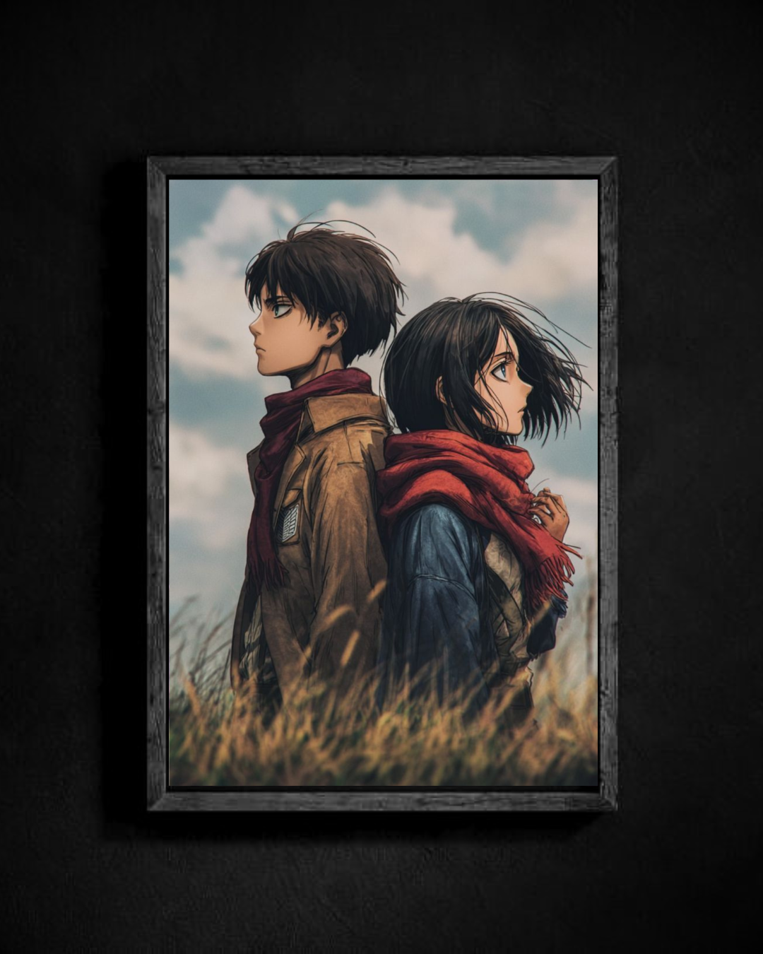 bound by the scarf | eren & mikasa